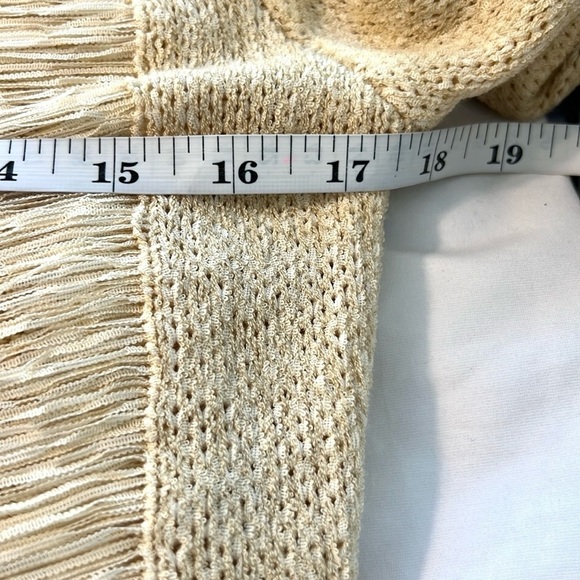 Fashion Nova,Los Cabos Crochet Dress in Ivory, Excellent Condition, Size L - Picture 14 of 15